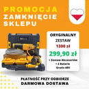 ZESTAW ORYGINALNY: MYJKA CIŚNIENIOWA BEZPRZEWODOWA + ZESTAW AKCESORIÓW + 2 BATERIE 48V W PREZENCIE